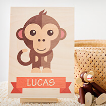 Stand Wood Print 15x21cm (4mm Plywood) incl Delivery