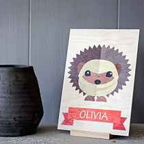 Stand Wood Print 10x15cm (4mm Plywood) incl Delivery