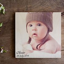 Wood Wall Print 15x15cm (12mm Plywood) incl Delivery