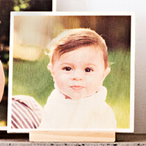 Stand Wood Print 12x12cm (4mm Plywood) incl Delivery