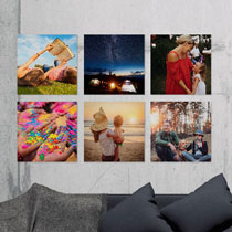 6 Pack of 20 x 20cm (8 x 8in) Canvas incl Delivery